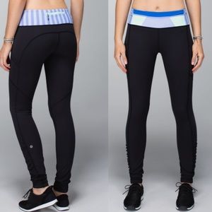 Lululemon Speed Tight *Interlock Black / Quilt Winter 13-26